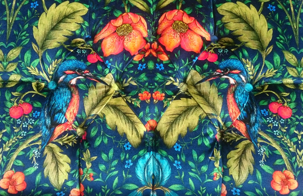 Pattern matching with Rodbourn velvet by Blendworth